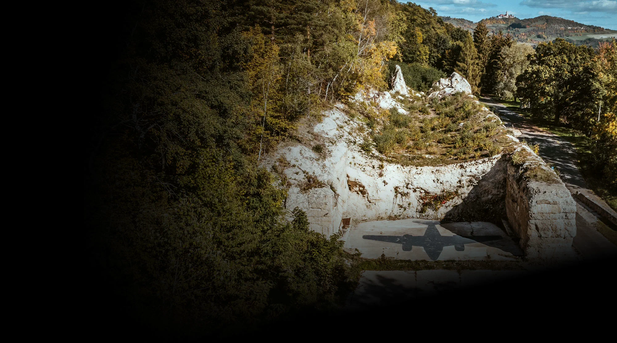 Befreite Anlagen des Walpersbergs im April 1945